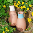 Terracotta Watering Spikes Bowling Pin Clay Watering Spikes Slow Release Automatic Watering System For Potted Plants Healthy - Jewelrieshub - - jewelrieshub.com - Jewelrieshub - 