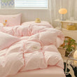 Iins Seersucker Washed Cotton Four-Piece Bedding Set Cotton Solid Color Quilt Cover Set Bedding Three-Piece Set Bed Sheet - Jewelrieshub - - jewelrieshub.com - Jewelrieshub - 