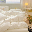 Iins Seersucker Washed Cotton Four-Piece Bedding Set Cotton Solid Color Quilt Cover Set Bedding Three-Piece Set Bed Sheet - Jewelrieshub - - jewelrieshub.com - Jewelrieshub - 