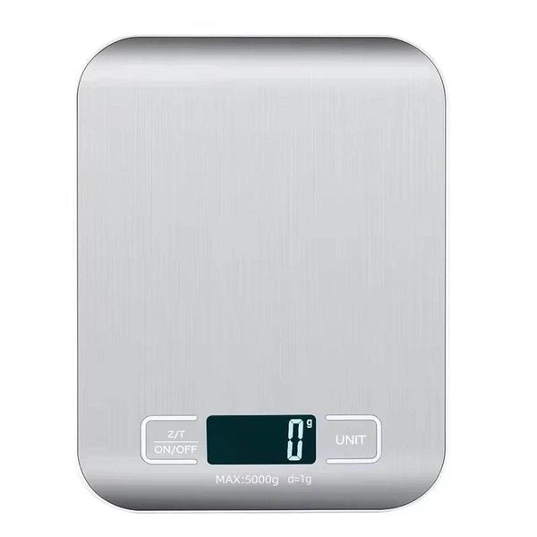 Digital Kitchen Scale LED Display 5kg/1g Stainless Steel Panel Electronic Scales Home Jewelry Food Snacks Weighing Baking Tools - Jewelrieshub - - jewelrieshub.com - Jewelrieshub - 
