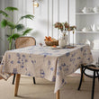 Cotton Linen Printed Pine Rectangular Fitted Tablecloth for mantel mesa party wedding kitchen dining decor table met cover - Jewelrieshub - - jewelrieshub.com - Jewelrieshub - 