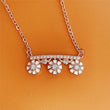 CAOSHI 3 Multi-Flower Design Necklaces Female Engagement Jewelry with Dazzling Cubic Zirconia Fashion Exquisite Accessories Gift - Jewelrieshub - - jewelrieshub.com - Jewelrieshub - 