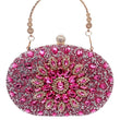 Gold Round Bag Luxury Brand Rhinestone Clutch Bags for Women 2024 Crystals Party Purses Diamond Designer Crossbody Handbags - Jewelrieshub - - jewelrieshub.com - Jewelrieshub - 