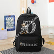 Minnie Mouse Disney Girls Boys Cartoon Backpack Anime Knapsack Breathable Student Schoolbag Wear Resistant Canvas Bag Kids Gifts - Jewelrieshub - - jewelrieshub.com - Jewelrieshub - 