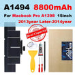 PINZHENG Laptop Battery For Macbook Pro 13'' 15'' A1278 A1342 A1286 A1398 A1452 A1321 A1322 A1331 A1382 A1417 A1437 A1494 A1681 - Jewelrieshub - - jewelrieshub.com - Jewelrieshub - 
