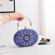 Gold Round Bag Luxury Brand Rhinestone Clutch Bags for Women 2024 Crystals Party Purses Diamond Designer Crossbody Handbags - Jewelrieshub - - jewelrieshub.com - Jewelrieshub - 