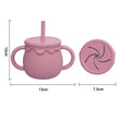 Baby Feeding Cups Portable Drinkware Sippy Cup Solid Food Container Snack Cup Toddlers Learning Cups Newborn supplies - Jewelrieshub - - jewelrieshub.com - Jewelrieshub - 