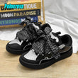 Black White Mixed Colors Couple Casual Sneakers Novelly Reflective Thick Sole Lace-Up Walking Shoes Breathable Women Men Shoes - Jewelrieshub - - jewelrieshub.com - Jewelrieshub - 