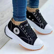 2025 New Women Pattern Canvas Sneakers Women Casual Shoes Women Sneakers Shoes Flat Lace-Up Zapatillas Mujer Chaussure Femme - Jewelrieshub - - jewelrieshub.com - Jewelrieshub - 