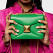 Cowhide Luxury Designer Leather Handbag Golden Big Rivet Chain Shoulder Small Purse Fashion Green Tote Bag Crossbody Women - Jewelrieshub - - jewelrieshub.com - Jewelrieshub - 