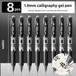M&g Thick Head Gel Pen 1.0mm black Retractable Bullet Signature Pen Large Capacity K35 Signature Pen for Business Office - Jewelrieshub - - jewelrieshub.com - Jewelrieshub - 
