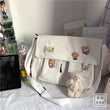 Cute Canvas Bag Wild Student Women Handbags Shoulder Bag Female Japanese Harajuku Diagonal Crossbody Bags for Girl Pouch Bolsas - Jewelrieshub - - jewelrieshub.com - Jewelrieshub - 