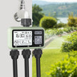 Eshico Newest 2024 3-Outlet Water Timer Independent Control Program Digital Garden Sprinkler - Jewelrieshub - - jewelrieshub.com - Jewelrieshub - 