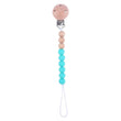 Baby Anti-drop Chain Pacifier Clips Silicone Beads Infant Nipple Appease Soother Chain Clips Dummy Holder Nipple Clip - Jewelrieshub - - jewelrieshub.com - Jewelrieshub - 