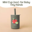 Baby Feeding Drinkware Straw Cup Baby Cartoon Learning Feeding Cup Food Grade Silicone Toddler Water Bottle Tableware BPA Free - Jewelrieshub - - jewelrieshub.com - Jewelrieshub - 