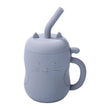 1pcs Baby Silicone Straw Cup BPA Free Portable Storage Snack Container Feeding Cup Kids Leakproof Learning Drink Cup - Jewelrieshub - - jewelrieshub.com - Jewelrieshub - 