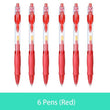Retractable Gel Pen Set 0.5mm Black/Red/Blue Large Capacity Ball Point Pen Handle Replaceable Refills Rod School Office Supplies - Jewelrieshub - - jewelrieshub.com - Jewelrieshub - 