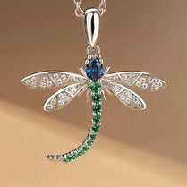 CAOSHI Fashion Lady's Necklace with Dragonfly Pendant Design Shiny Crystal Stone Jewelry for Party Personality Gift Accessories - Jewelrieshub - XL833 / 45cm - jewelrieshub.com - Jewelrieshub - XL833 / 45cm