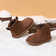 Baby Boys Girls Plush Warm Winter Outdoor Snow Boots Zipper Martin Non-slip First Walkers Shoes - Jewelrieshub - - jewelrieshub.com - Jewelrieshub - 