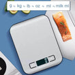Digital Kitchen Scale LED Display 5kg/1g Stainless Steel Panel Electronic Scales Home Jewelry Food Snacks Weighing Baking Tools - Jewelrieshub - - jewelrieshub.com - Jewelrieshub - 