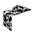 Cow Print Table Runner Farm Black White Cowhide Tablecloth Parties Western Barnyard Cowboy Themed Birthday Home Kitchen Decor - Jewelrieshub - - jewelrieshub.com - Jewelrieshub - 