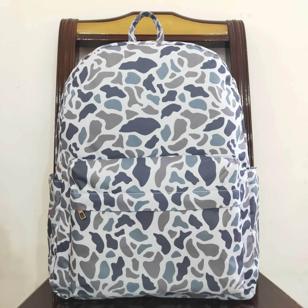 Wholesale RTS Factory Children Camo Grey Backpack Travel Daypack Toddler Outdoor Portable Teen Girl Boy Kids Boutique School Bag - Jewelrieshub - - jewelrieshub.com - Jewelrieshub - 