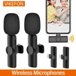 K11 Professional Wireless Lavalier Microphone For iPhone iPad Android Live Broadcast Gaming Recording Interview Mini Mic - Jewelrieshub - - jewelrieshub.com - Jewelrieshub - 