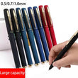 3pcs Large Capacity Gel Pen 1.0/0.7/0.5mm Signature Calligraphy Handwriting Pens Carbon Black/Blue/Red ink Office Accessories - Jewelrieshub - - jewelrieshub.com - Jewelrieshub - 