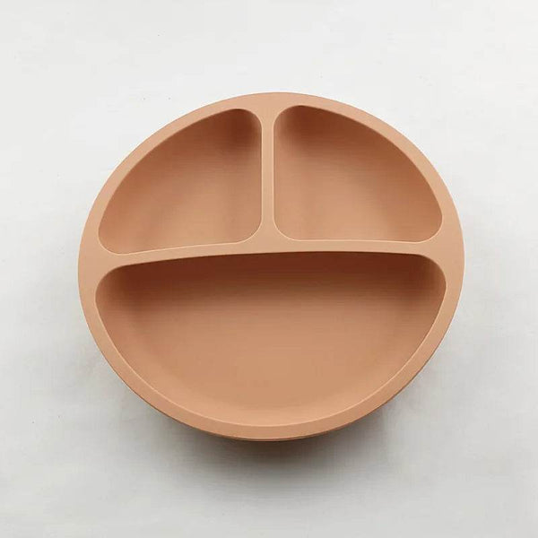 Baby Safe Silicone Dining Plate Suction Cartoon Children Dishes Feeding Toddler Training Tableware Retro Kids Smile Face Bowl - Jewelrieshub - - jewelrieshub.com - Jewelrieshub - 
