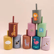 TYRY.HU 1Pc Baby Feeding Straw Cup Baby Cartoon Learning Feeding Cup Food Grade Silicone Toddler Water Bottle Tableware BPA Free - Jewelrieshub - - jewelrieshub.com - Jewelrieshub - 