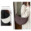 Autumn and Winter Diamond Lattice Single Shoulder Crossbody Bag Fashion Quilted Handbag Portable Nylon Plaid Commuter Travel Bag - Jewelrieshub - - jewelrieshub.com - Jewelrieshub - 