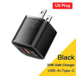Essager 20W GaN USB Type C Charger PD Fast Charge Phone QC 3.0 Quick Chargers For iPhone 14 13 12 11 Pro Max Mini iPad Charging - Jewelrieshub - - jewelrieshub.com - Jewelrieshub - 