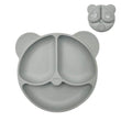 Baby Safe Silicone Dining Plate Suction Cartoon Children Dishes Feeding Toddler Training Tableware Retro Kids Smile Face Bowl - Jewelrieshub - - jewelrieshub.com - Jewelrieshub - 