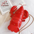 Cute Fashion Lobster Style Crossbody Mini Bag Pu Leather Girl's Chain Purses and Handbags Women Shoulder Bag Clutch Bag 2021 - Jewelrieshub - - jewelrieshub.com - Jewelrieshub - 