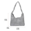 Delicate Shoulder Bag for Rhinestone Bag Clutch Purses Handbag Evening Bag Silver Shiny Underarm Bag for Valentine's Day - Jewelrieshub - - jewelrieshub.com - Jewelrieshub - 