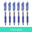 Retractable Gel Pen Set 0.5mm Black/Red/Blue Large Capacity Ball Point Pen Handle Replaceable Refills Rod School Office Supplies - Jewelrieshub - - jewelrieshub.com - Jewelrieshub - 