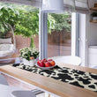 Cow Print Table Runner Farm Black White Cowhide Tablecloth Parties Western Barnyard Cowboy Themed Birthday Home Kitchen Decor - Jewelrieshub - - jewelrieshub.com - Jewelrieshub - 