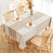 Battilo Linen Cotton Tablecloth Round Rectangular Table Cloth Waterproof Table Cover for Dining Coffee Table Kitchen Decoration - Jewelrieshub - - jewelrieshub.com - Jewelrieshub - 