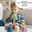 1pcs Baby Silicone Straw Cup BPA Free Portable Storage Snack Container Feeding Cup Kids Leakproof Learning Drink Cup - Jewelrieshub - - jewelrieshub.com - Jewelrieshub - 