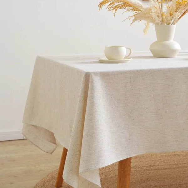 Ruffled Linen Cotton Tablecloth for Wedding Home Party Dining Banquet Decoration Flax Fabric Table Cloth Luxurious Table Cover - Jewelrieshub - - jewelrieshub.com - Jewelrieshub - 