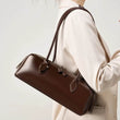 2025 New Genuine Leather Women's Shoulder Bag luxury Cowhide ladies handbag baguette bag female Commuter Shopping Underarm Bag - Jewelrieshub - - jewelrieshub.com - Jewelrieshub - 