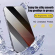 3Pcs Oleophobic Coating Dust Free Installation Privacy Screen Protector For iPhone 16 15 14 13 12 11 Pro Max XS X XR 7 8 16 Plus - Jewelrieshub - - jewelrieshub.com - Jewelrieshub - 