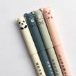 4 Pcs/Set Kawaii Pig Bear Cat Mouse Erasable Gel Pen School Office Supplies Stationery Gift 0.35mm Blue Black Ink - Jewelrieshub - - jewelrieshub.com - Jewelrieshub - 