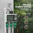 VEVOR Water Timer 3 Outlets Hose 3 Independent Watering Zone LCD Display Rain Delay Mode Manual Mode, Watering Sprinkler Timer - Jewelrieshub - - jewelrieshub.com - Jewelrieshub - 