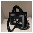 2025 Women's Khaki Velour Tote Bag Original Letter Print Medium Ladies Brand Shopper Handbag Female Square Medium Shoulder Bags - Jewelrieshub - - jewelrieshub.com - Jewelrieshub - 