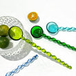 Glass Coffee Scoops with Long Handle Colorful and Cute Teaspoon Kitchen Accessories Coffeeware - Jewelrieshub - - jewelrieshub.com - Jewelrieshub - 
