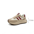 Spring Thick Bottom Women's Shoes 2025 Summer Casual Patchwork Leather Sneakers Casual Vulcanised Shoes Ladies Chaussure Femme - Jewelrieshub - - jewelrieshub.com - Jewelrieshub - 