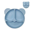 Baby Safe Silicone Dining Plate Suction Cartoon Children Dishes Feeding Toddler Training Tableware Retro Kids Smile Face Bowl - Jewelrieshub - - jewelrieshub.com - Jewelrieshub - 