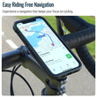 Bike Phone Holder,Bicycle Phone Mount-Universal Aluminum MTB/Road Bike Stem Cycling Phone Clamp,Quick Lock Release/Attach/Detach - Jewelrieshub - - jewelrieshub.com - Jewelrieshub - 