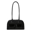 JIAERDI Retro White Bowling Bag Purse Women Hot Girls Leather Pocket Chic Casual Handbag Female Vintage Shoulder Bags Aesthetic - Jewelrieshub - - jewelrieshub.com - Jewelrieshub - 